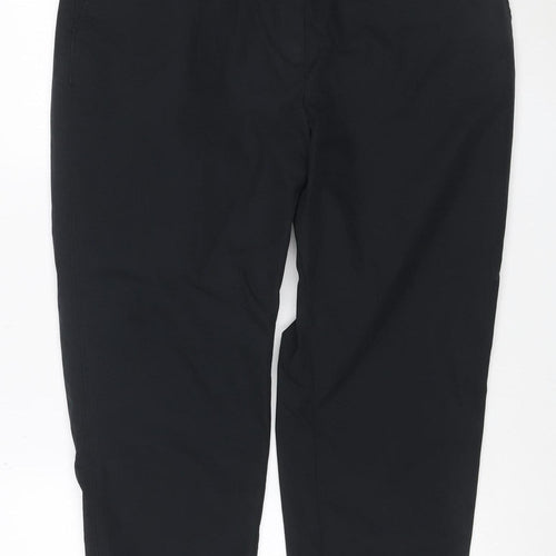 Marks and Spencer Women Black Size 18 Chino Trousers