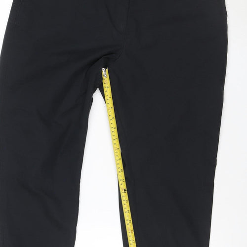 Marks and Spencer Women Black Size 18 Chino Trousers