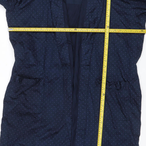 Marks and Spencer Men's Navy Polka Dot Cotton Robe L