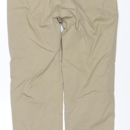 Marks and Spencer Men’s Beige Regular Fit Chino Trousers 34in Waist