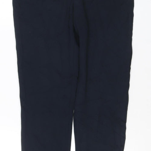 Marks and Spencer Womens Black Size 12 Regular Viscose Blend Leggings