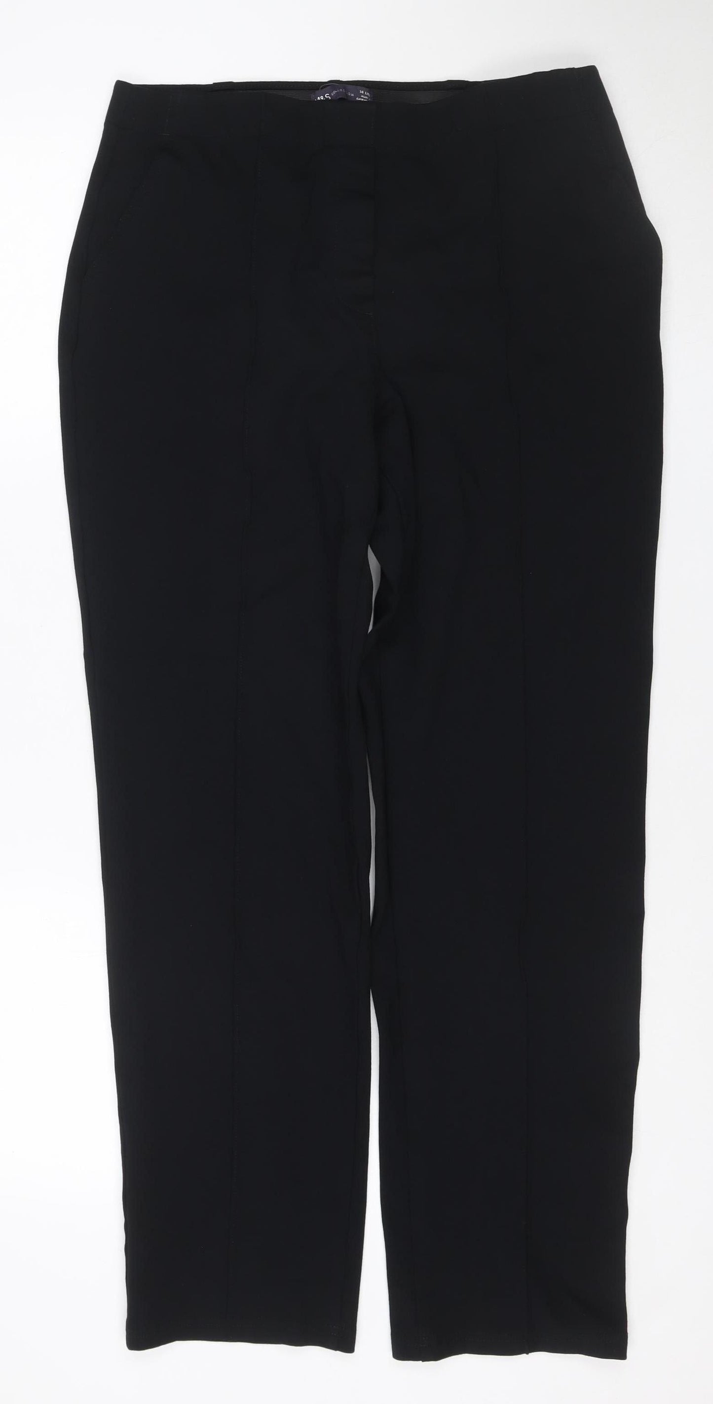 Marks and Spencer Women’s Black 14L Stretch Dress Trousers