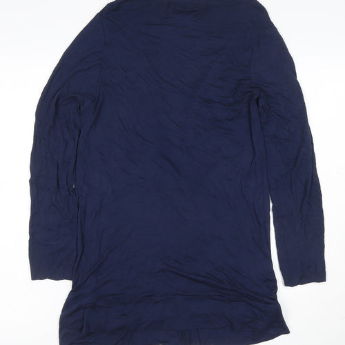 Capsule Womens Blue Long Sleeve Lightweight Open Cardigan Size 14
