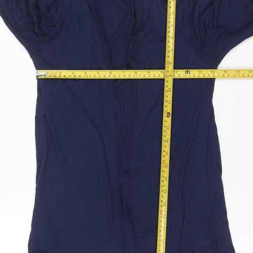 Capsule Womens Blue Long Sleeve Lightweight Open Cardigan Size 14
