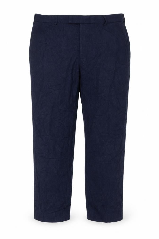 Marks and Spencer Men's Blue Wool Blend Tailored Dress Pants 38S