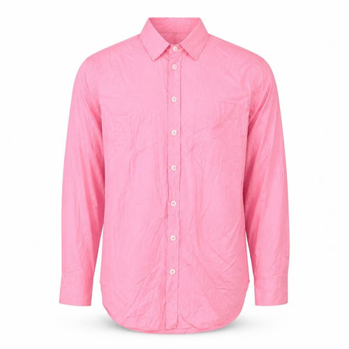 Marks and Spencer Men’s Pink Long Sleeve Cotton Button-Up Shirt Size 10