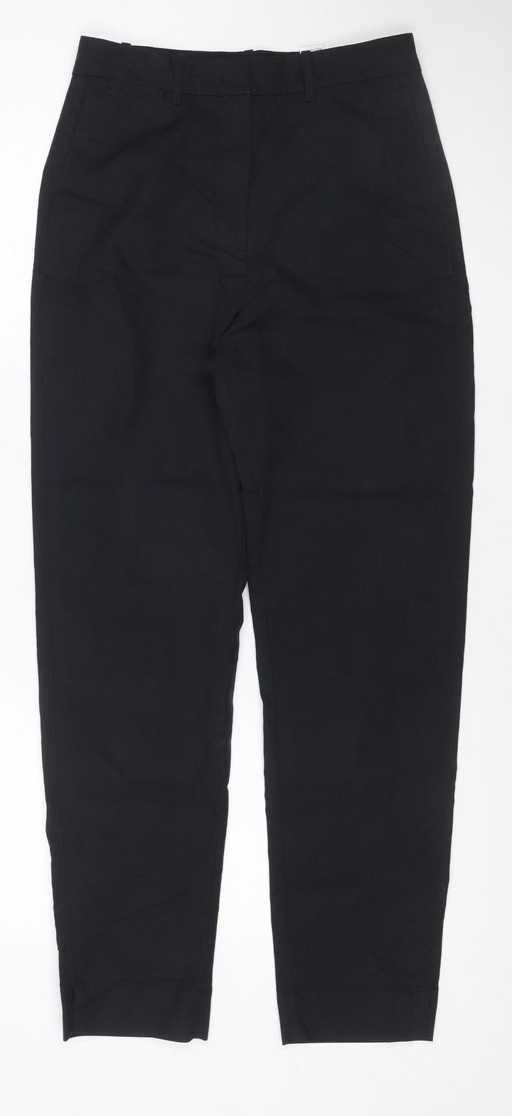Marks and Spencer Womens Black Size 8 Straight Leg Work Trousers