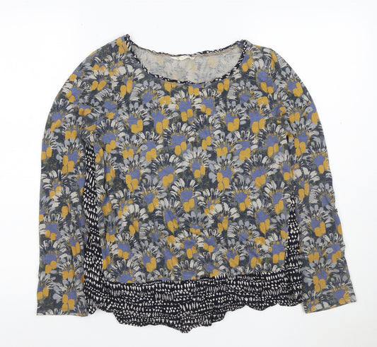 White Stuff Women’s Multicoloured Floral Tunic Blouse Size 10