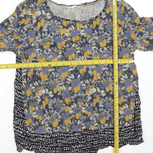 White Stuff Women’s Multicoloured Floral Tunic Blouse Size 10