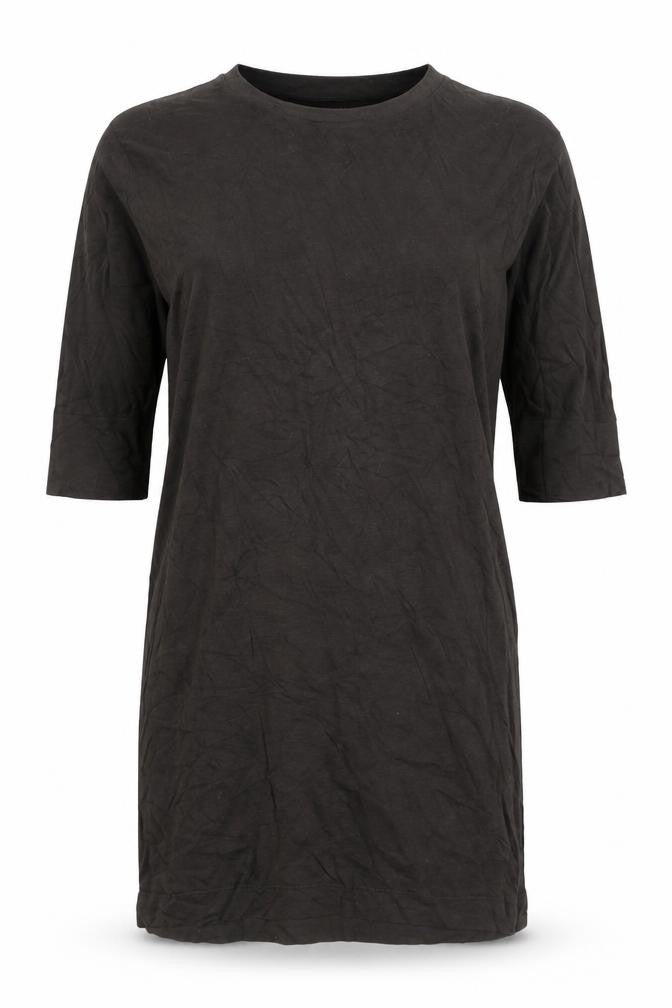 Majestic Filatures Women Brown Cotton Cashmere Knee Length T-Shirt Dress S