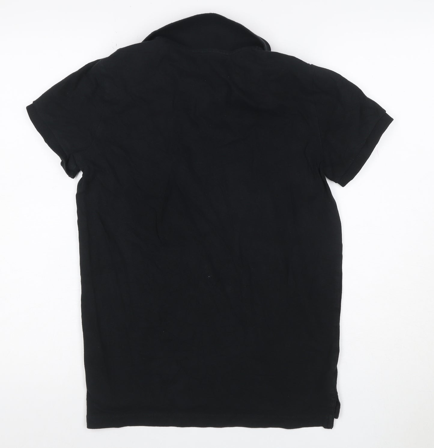 American Eagle Men’s Black Slim Fit Polo Shirt Size S