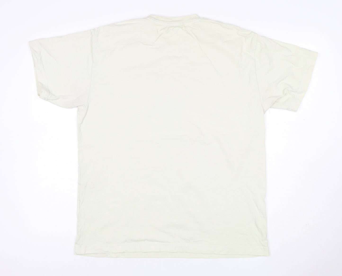 Carhartt Men's White Graphic Print Cotton T-Shirt M Regular Fit