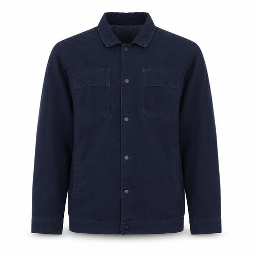 SELECTED HOMME Men's Blue Cotton Casual Jacket Size S