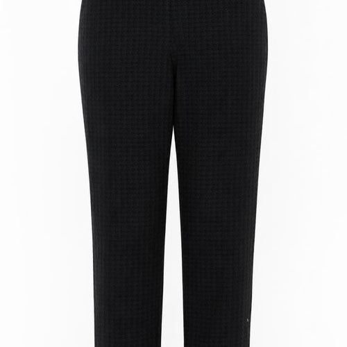 Warehouse Women Black UK 6 Slim Fit Textured Trousers