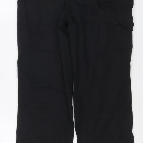 Craghoppers Womens Black Cargo Trousers Size 10 Regular Fit Travel Pants