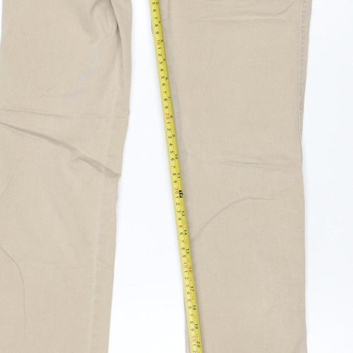 Hollister Women's Beige Chino Trousers S SoCal Stretch Casual Twill