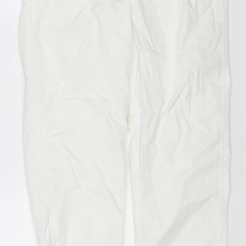 Marks and Spencer Women White Straight Leg Jeans Size 8 Regular Fit