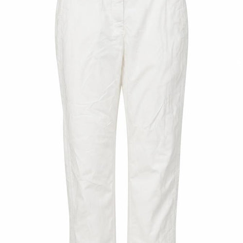 Marks and Spencer Women White Straight Leg Jeans Size 8 Regular Fit