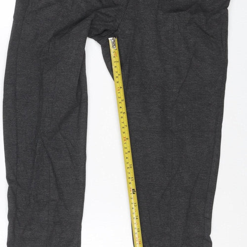 Marks and Spencer Women's Grey Size 12 Stretch Jersey Trousers