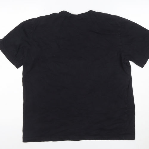 Champion Men's Black Large Short Sleeve Crew Neck T-Shirt