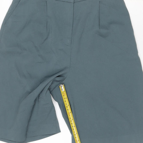 Marks and Spencer Women’s Green Size 10 Bermuda Shorts Regular Fit