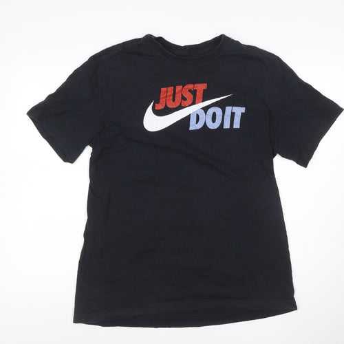 Nike Men's Black Just Do It Graphic Sports T-Shirt Size L