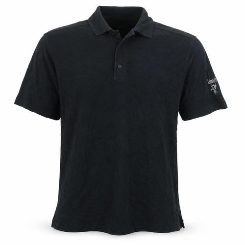 Ashworth Men's Black Cotton Golf Polo Shirt Size M Regular Fit