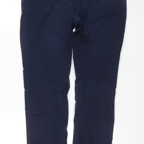 Ralph Lauren Men's Blue 32x32 Chino Straight Fit Cotton Trousers