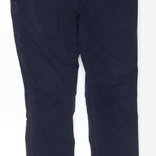 Ralph Lauren Men's Blue 32x32 Chino Straight Fit Cotton Trousers