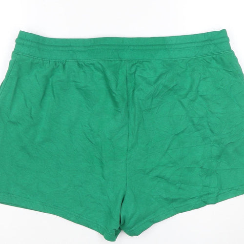 Marks and Spencer Women's Green Size 22 Jersey Sweat Shorts