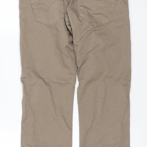 Levi's Men's Beige Chino Trousers W30 L32 Cotton Regular Fit