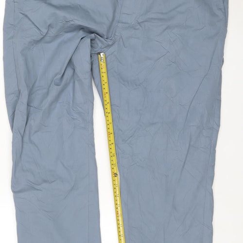 Marks and Spencer Men's Blue Regular Chino Trousers 42 W 29 L