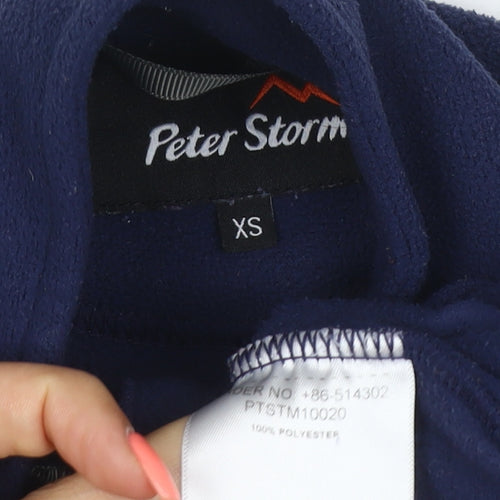 Peter Storm Men's Navy XS Fleece 1/2 Zip Pullover Sweatshirt