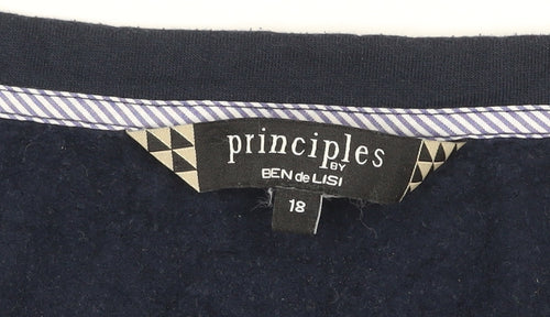 Principles by Ben de Lisi Women’s Blue Layered Blouse Size 18