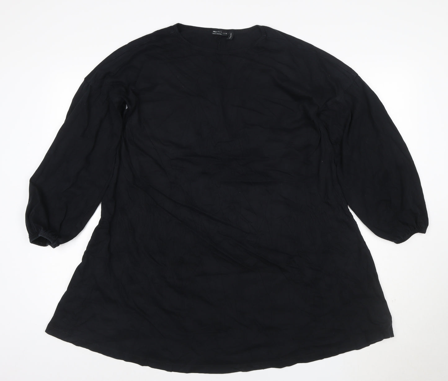 ASOS DESIGN Women’s Black Size 8 Shift Dress Long Sleeve