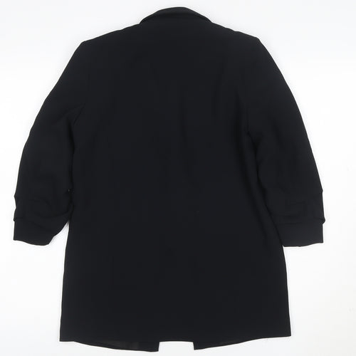 River Island Women’s Black Size 6 Long Tuxedo Blazer Jacket