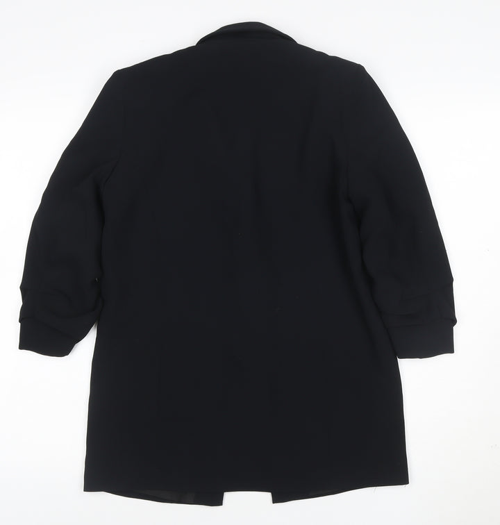 River Island Women’s Black Size 6 Long Tuxedo Blazer Jacket