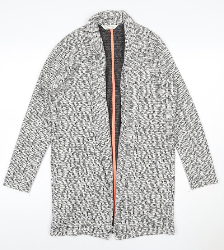 Mara Selvidge Women’s Grey Longline Woven Blazer Jacket Size 8