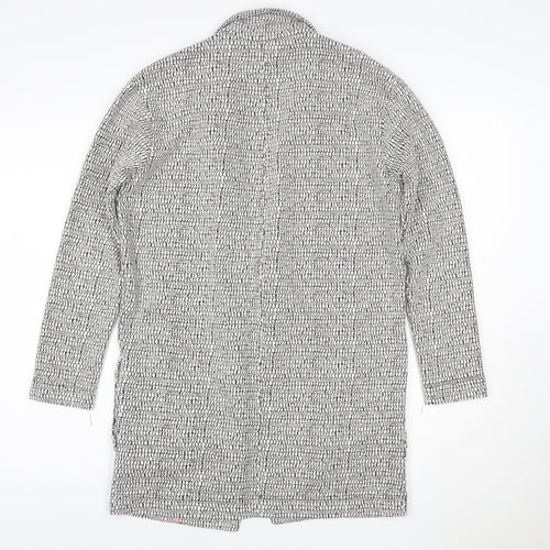 Mara Selvidge Women’s Grey Longline Woven Blazer Jacket Size 8