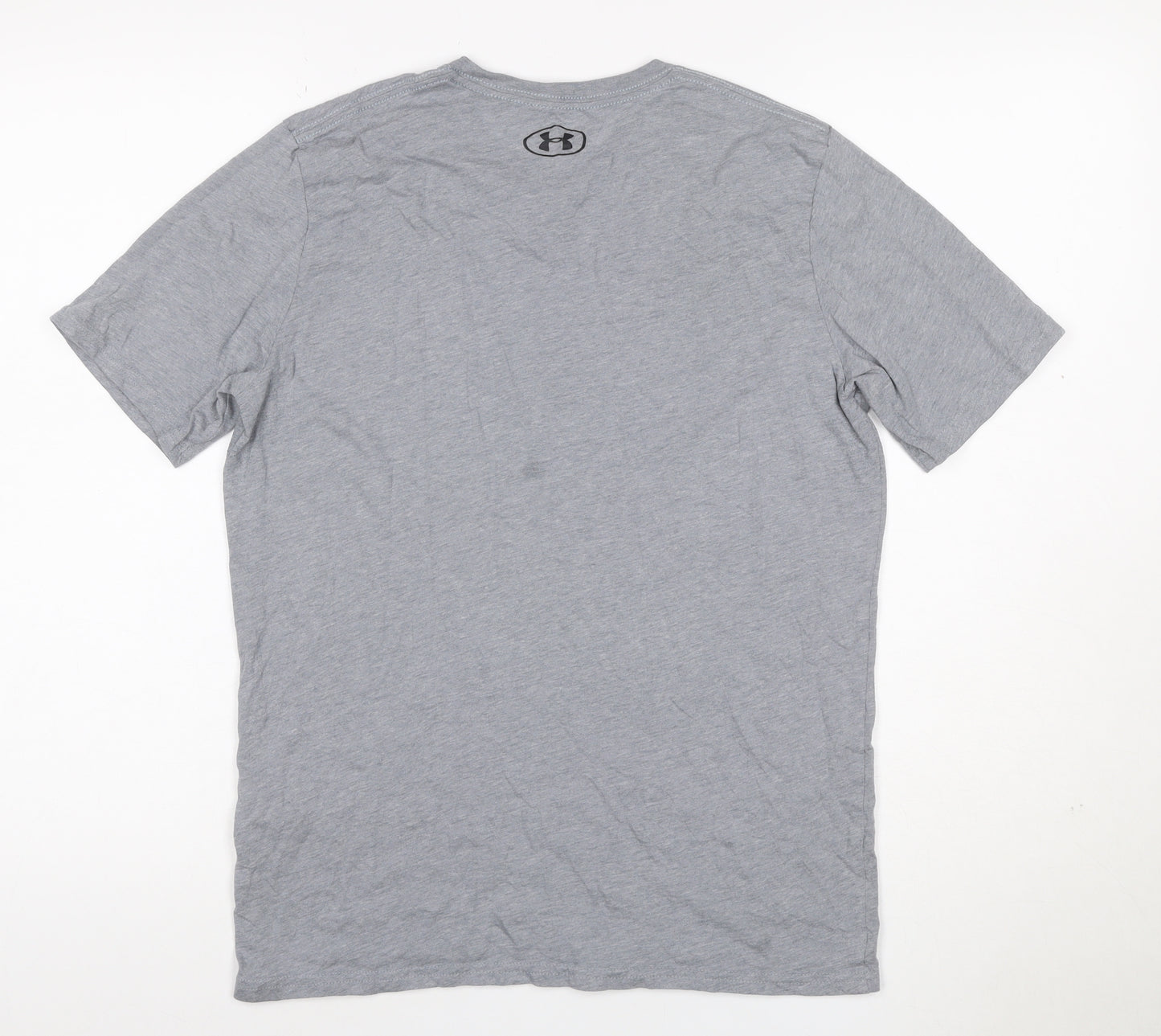 Under Armour Men's Grey HeatGear Loose Fit Crew Neck T-Shirt Size S