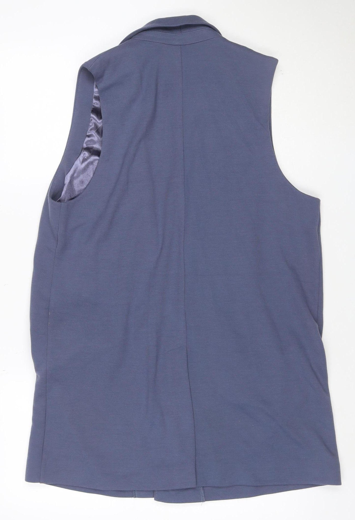Select Women Blue Size 16 Sleeveless Tailored Suit Waistcoat