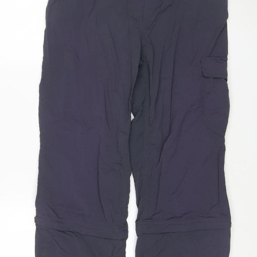 Craghoppers Womens Black Cargo Travel Trousers Size 10 Regular