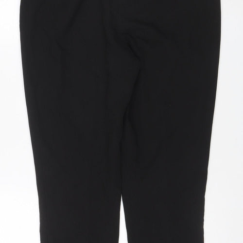 New Look Womens Black Size 14 Straight Dress Pants Stretch Workwear