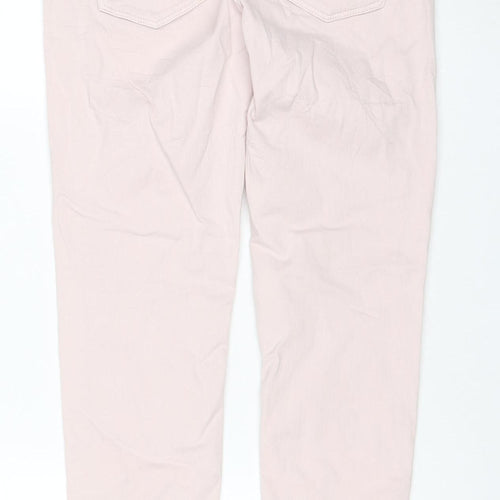 Richmond Women Pink Straight Denim Stretch Jeans Size 12