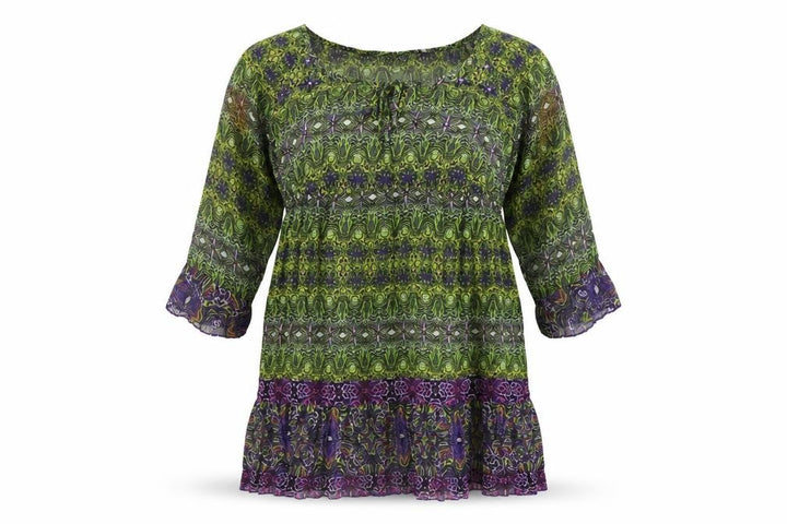 Wallis Petite Women's Multicoloured Geometric Sheer Beach Cover Up L