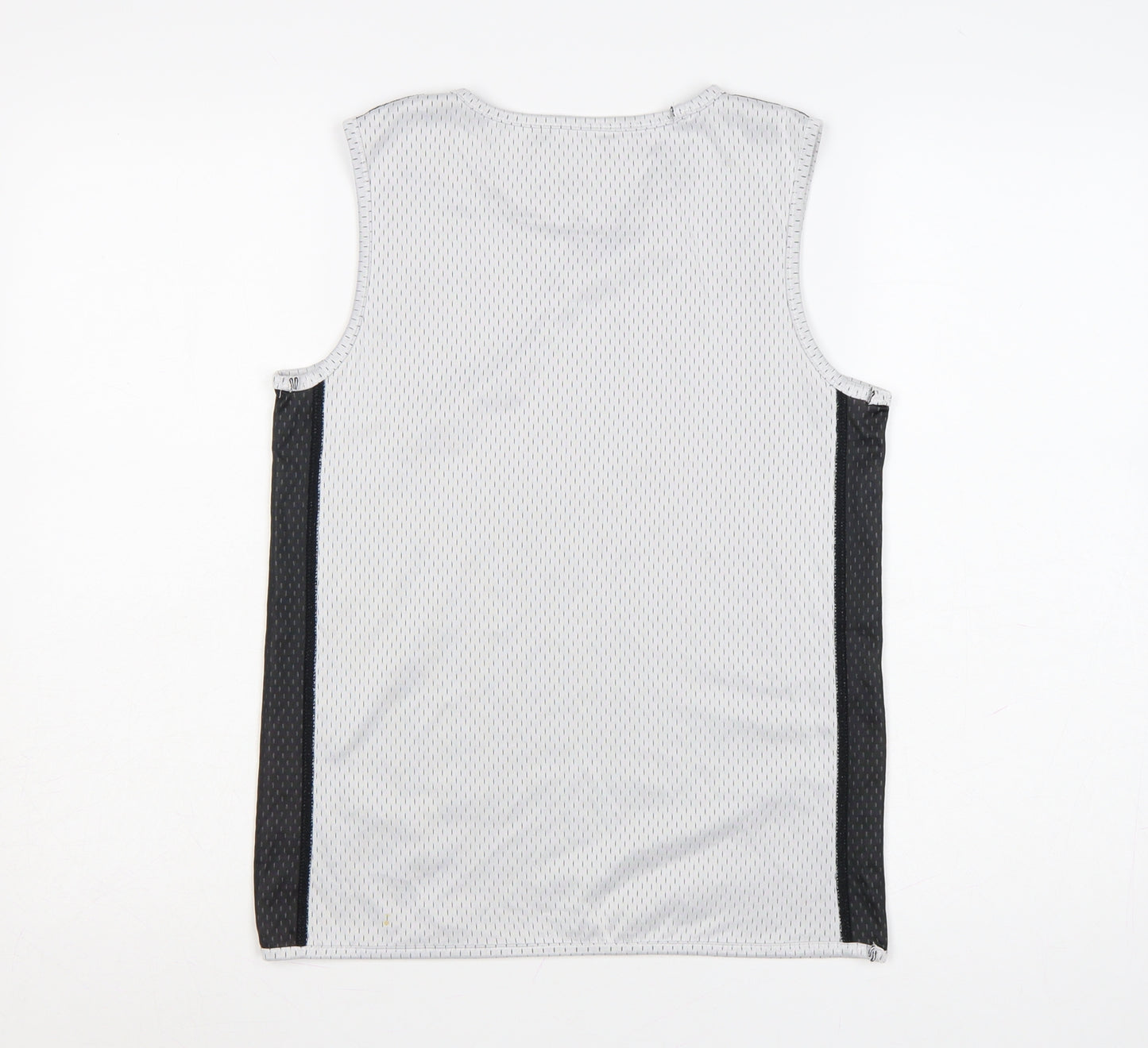 National Basketball League Boys Grey Mesh Basketball Tank Top Size 14 Years