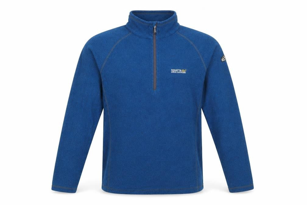 Regatta Men's Blue 1/4 Zip Fleece Pullover Sweatshirt L