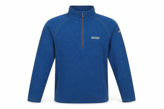 Regatta Men's Blue 1/4 Zip Fleece Pullover Sweatshirt L