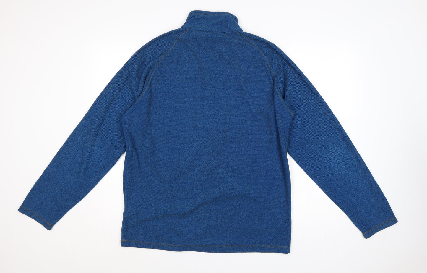Regatta Men's Blue 1/4 Zip Fleece Pullover Sweatshirt L