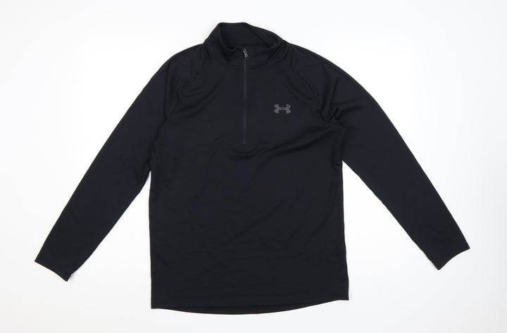 Under Armour Men's Black Small 1/4 Zip Pullover Sweatshirt